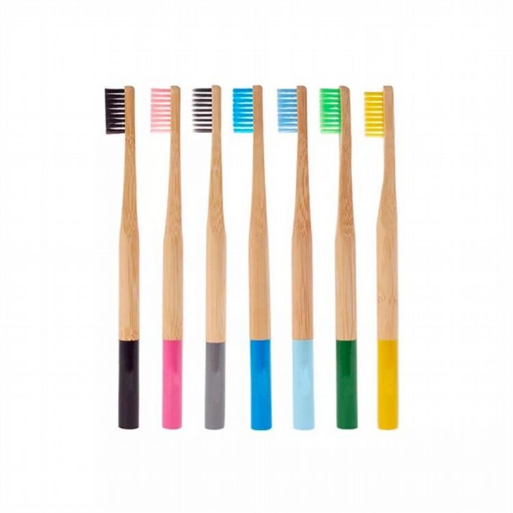 Bamboo Toothbrush Child Rounded Handle