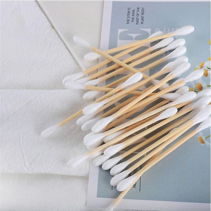 eco friendly natural bamboo cotton buds