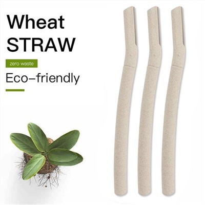 Biodegradable Wheat Straw Eyebrow Razor