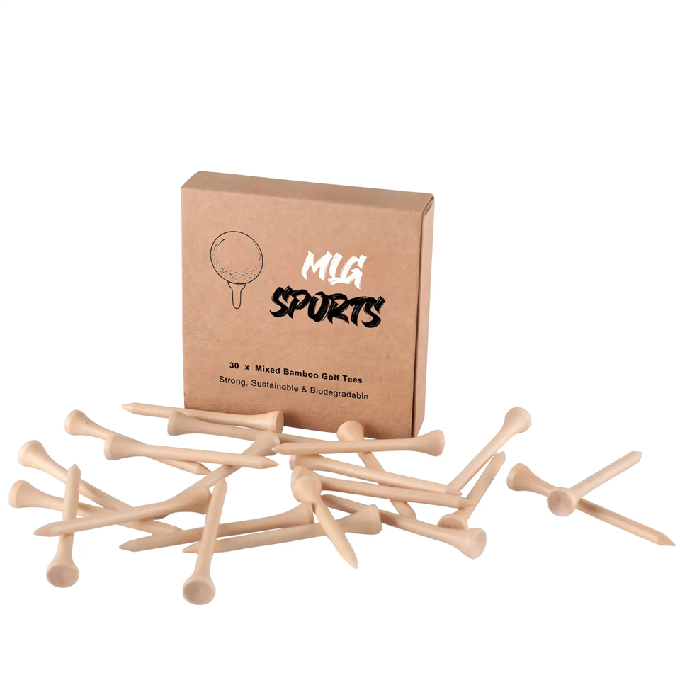 Natural Bamboo Golf Tees